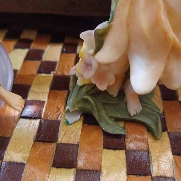 LOT OF 3 -Painted Ceramic Fairy Set - Picture 4 of 6